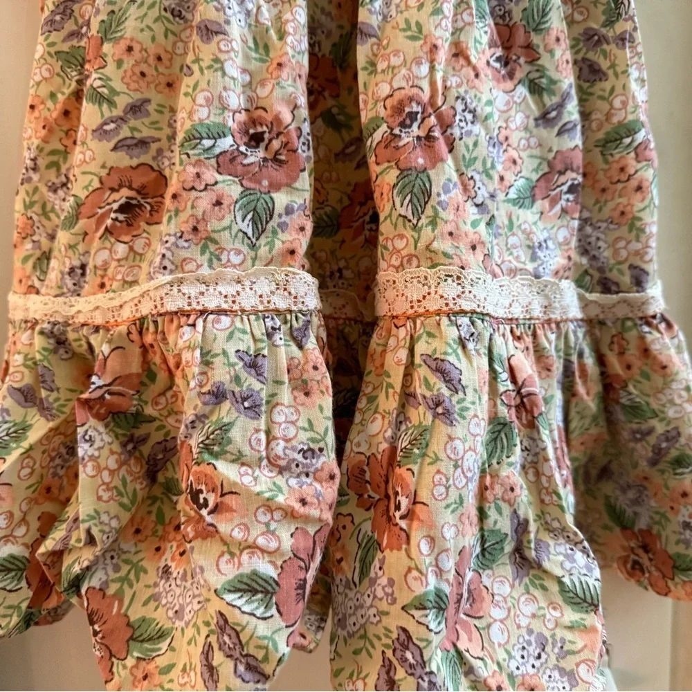 Vintage Polly Flinders Hand Smocked Dress